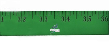 Enamel Finish Yardsticks
