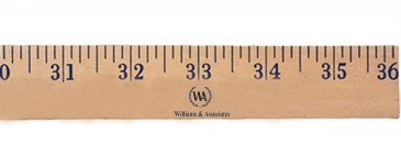 Heavy-Duty Yardsticks - Natural Finish