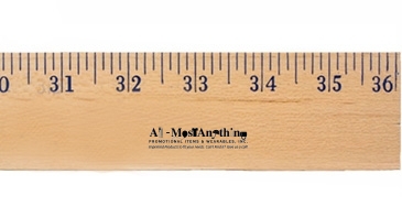 Extra Strength Yardsticks - Clear Lacquer Finish