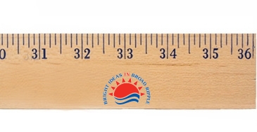 Extra Strength Yardsticks - Clear Lacquer Finish