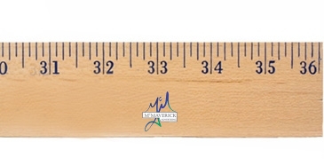 Extra Strength Yardsticks - Clear Lacquer Finish