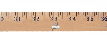 Heavy-Duty Yardsticks - Clear Lacquer Finish