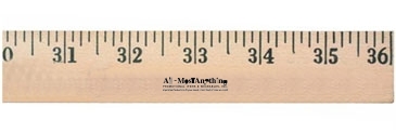 Best Selling Yardsticks - Clear Lacquer Finish
