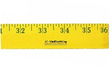 Fluorescent Finish Yardsticks