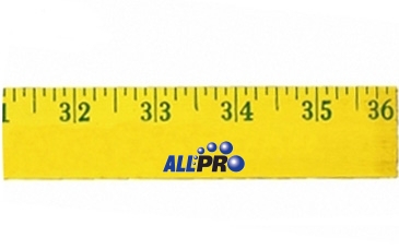 Fluorescent Finish Yardsticks