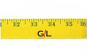 Fluorescent Finish Yardsticks