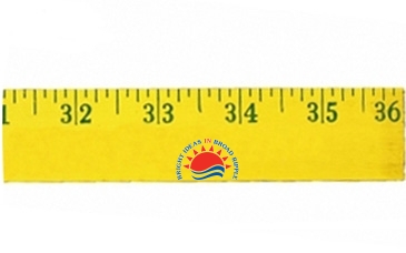 Fluorescent Finish Yardsticks