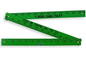 Folding Yardsticks - Enamel Finish