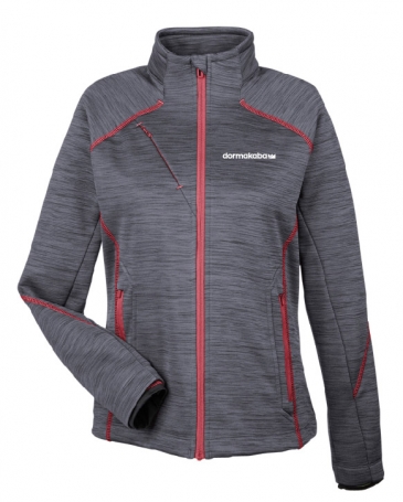 Ladies' Flux Mélange Bonded Fleece Jacket