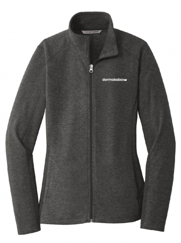 Port Authority® Ladies Heather Microfleece Full-Zip Jacket