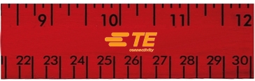 12" Enamel Wood Ruler - English & Metric Scale
