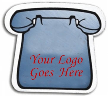 Full Color Digital Stock Shaped Magnets - Phone