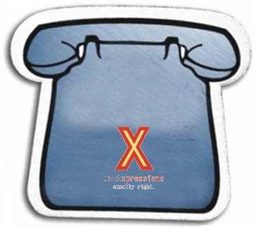 Full Color Digital Stock Shaped Magnets - Phone