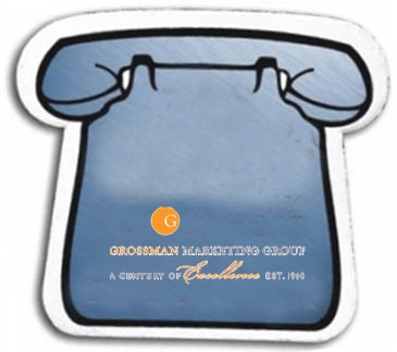 Full Color Digital Stock Shaped Magnets - Phone