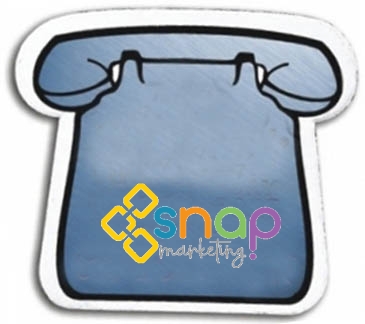 Full Color Digital Stock Shaped Magnets - Phone