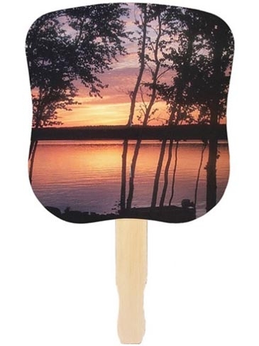 Stock Design Hand Fan - Sunset