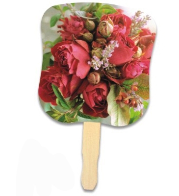 Stock Design Hand Fan - Flower Bouquet