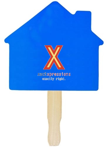 House Shaped Hand Fan