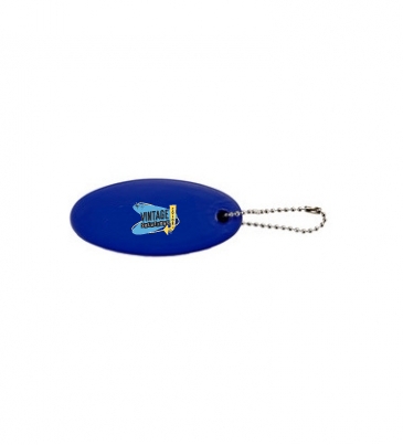 Oval Floater Key Tag