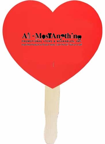 Heart Shaped Hand Fan