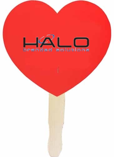Heart Shaped Hand Fan