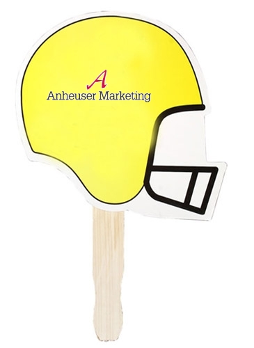 Football Shaped Hand Fan