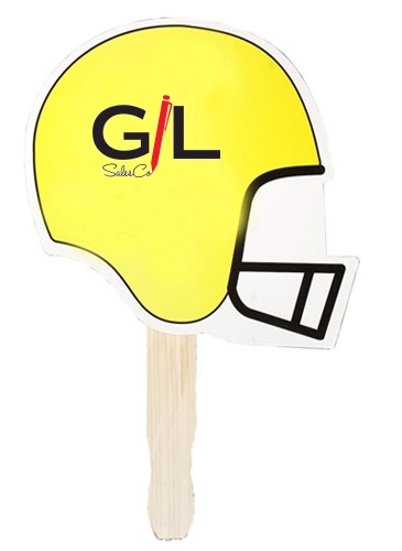 Football Shaped Hand Fan