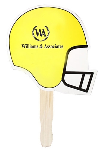 Football Shaped Hand Fan