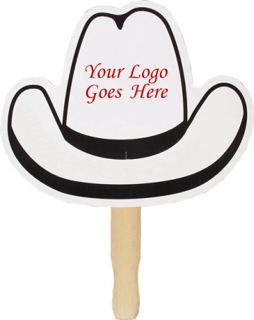 Cowboy Hat Shaped Hand Fan