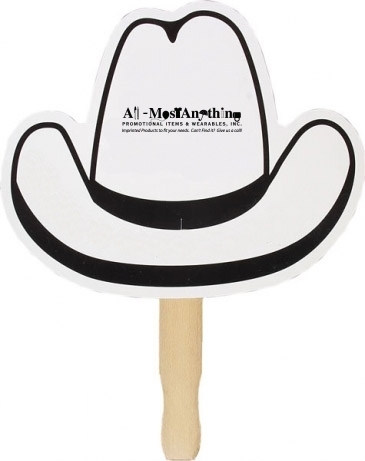 Cowboy Hat Shaped Hand Fan