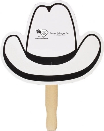 Cowboy Hat Shaped Hand Fan