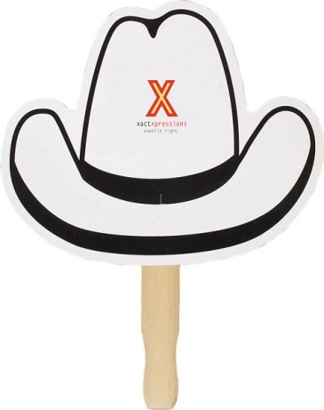 Cowboy Hat Shaped Hand Fan