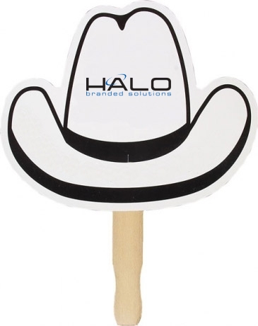 Cowboy Hat Shaped Hand Fan
