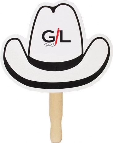 Cowboy Hat Shaped Hand Fan