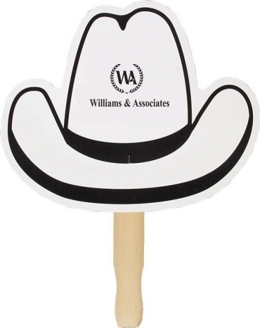 Cowboy Hat Shaped Hand Fan
