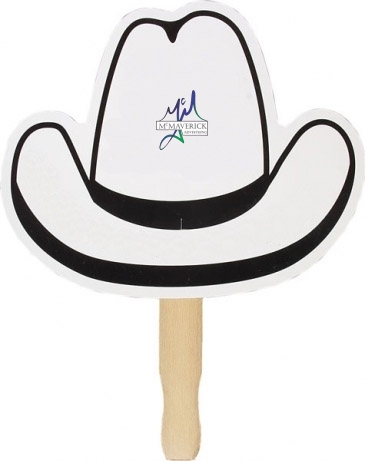 Cowboy Hat Shaped Hand Fan