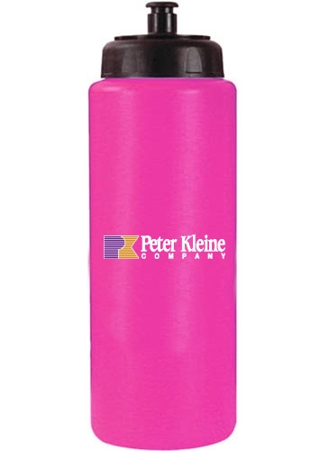 32 oz. Sports Bottle with Push 'n Pull Cap
