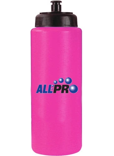 32 oz. Sports Bottle with Push 'n Pull Cap