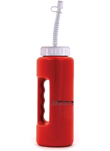 32 oz Grip Bottle with Flexible Straw