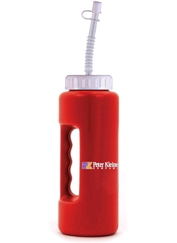 32 oz Grip Bottle with Flexible Straw