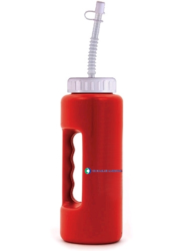 32 oz Grip Bottle with Flexible Straw