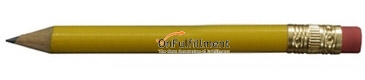 Round Golf Pencil with Erasers