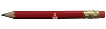 Hex Golf Pencils with Erasers
