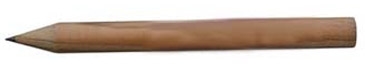 Round Natural Finish Golf Pencils