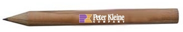 Round Natural Finish Golf Pencils