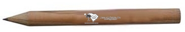 Round Natural Finish Golf Pencils