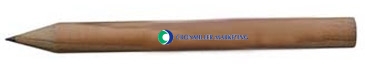 Round Natural Finish Golf Pencils
