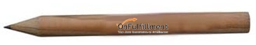 Round Natural Finish Golf Pencils