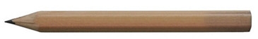 Hex Natural Finish Golf Pencils