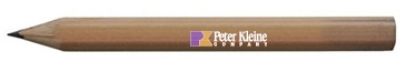 Hex Natural Finish Golf Pencils